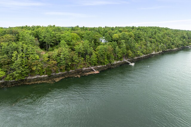 124 Main Rd, Westport Island, ME 04578 - aerial view of property and surrounding area with a large body of water