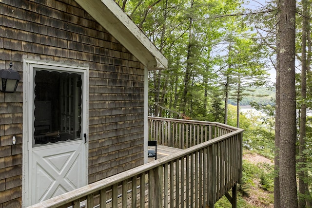 124 Main Rd, Westport Island, ME 04578 - view of wooden deck