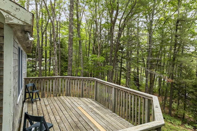 124 Main Rd, Westport Island, ME 04578 - view of deck