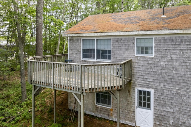 124 Main Rd, Westport Island, ME 04578 - view of wooden terrace