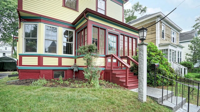 93 Fessenden St, Portland, ME 04103 - view of home's exterior featuring a yard