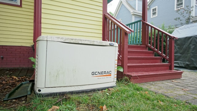 93 Fessenden St, Portland, ME 04103 - exterior view of a power unit and stairway