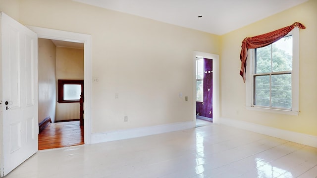 93 Fessenden St, Portland, ME 04103 - spare room featuring wood finished floors and baseboards