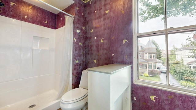 93 Fessenden St, Portland, ME 04103 - full bathroom with a stall shower and toilet