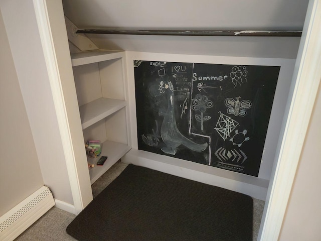 411 Augusta Rd, Belgrade, ME 04917 - detailed view of baseboard heating and carpet floors