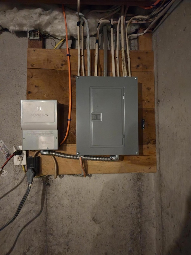 411 Augusta Rd, Belgrade, ME 04917 - utility room with electric panel