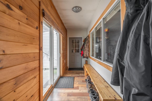 230 W Old Main Rd, Lowell, ME 04493 - doorway with light wood-type flooring and plenty of natural light