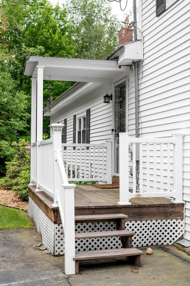 230 W Old Main Rd, Lowell, ME 04493 - view of wooden terrace