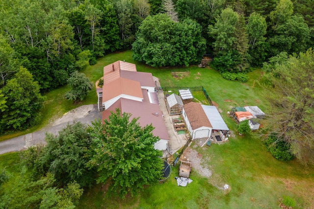 230 W Old Main Rd, Lowell, ME 04493 - aerial view of property and surrounding area