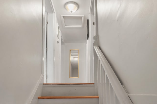 26 Wesley St Ct, Bath, ME 04530 - stairway with attic access