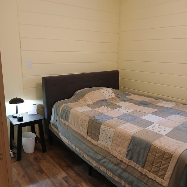 393 Lagrange Rd, Bradford, ME 04410 - bedroom with wood finished floors