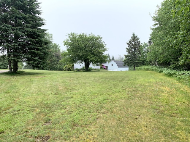 150 Leach Point Rd, Perry, ME 04667 - view of green lawn