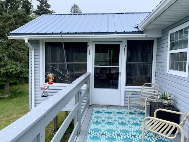 150 Leach Point Rd, Perry, ME 04667 - view of balcony