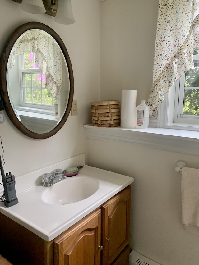 150 Leach Point Rd, Perry, ME 04667 - bathroom with vanity