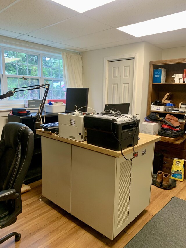 150 Leach Point Rd, Perry, ME 04667 - office with light wood-style flooring