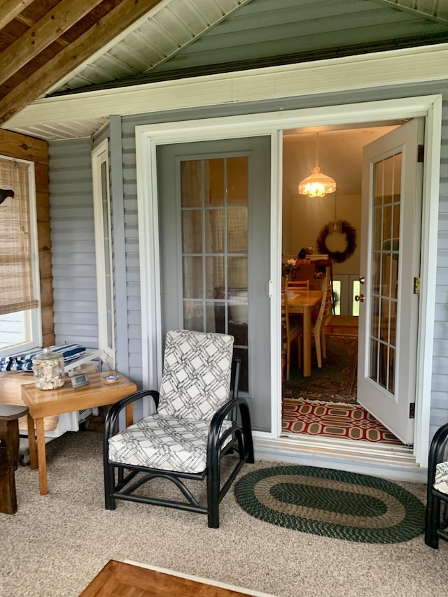 150 Leach Point Rd, Perry, ME 04667 - view of covered porch