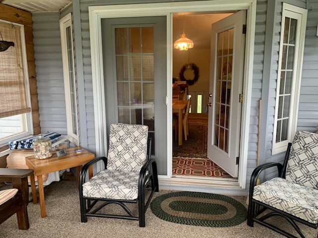 150 Leach Point Rd, Perry, ME 04667 - view of porch