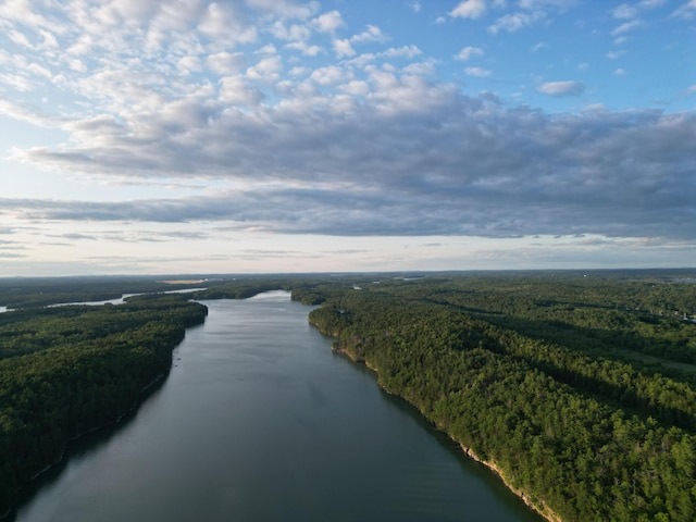 911 Orion Point Way, Harpswell, ME 04079 - drone / aerial view of a heavily wooded area and a nearby body of water