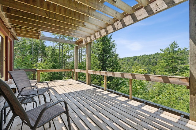 911 Orion Point Way, Harpswell, ME 04079 - deck featuring a view of trees