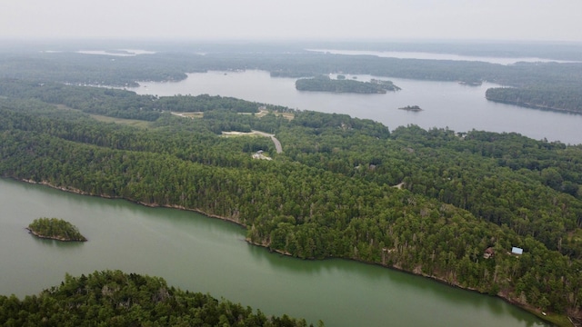 911 Orion Point Way, Harpswell, ME 04079 - drone / aerial view of a forest and a nearby body of water