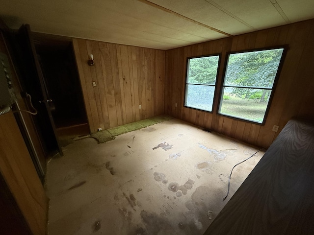 489 Lovejoy Pond Rd, Fayette, ME 04349 - spare room with wood walls