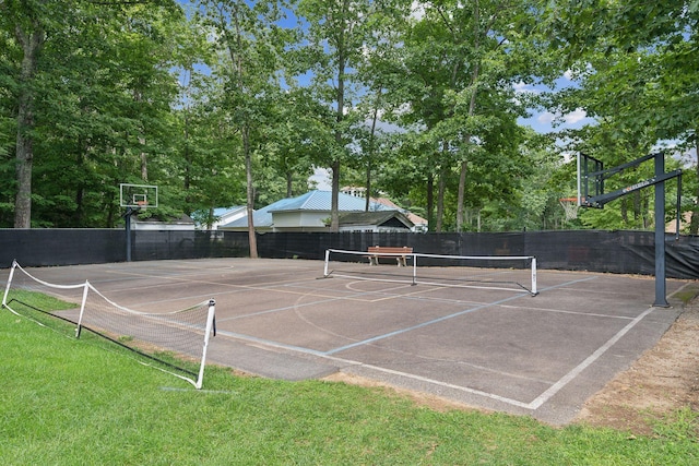 191 Tatnic Rd Unit 74, Wells, ME 04090 - view of basketball court with community basketball court and a tennis court