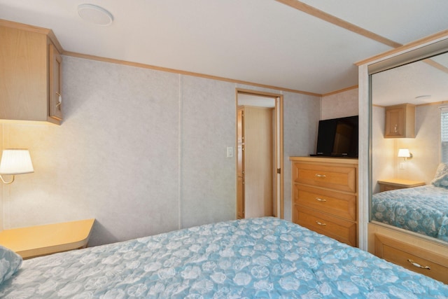 191 Tatnic Rd Unit 74, Wells, ME 04090 - bedroom featuring crown molding