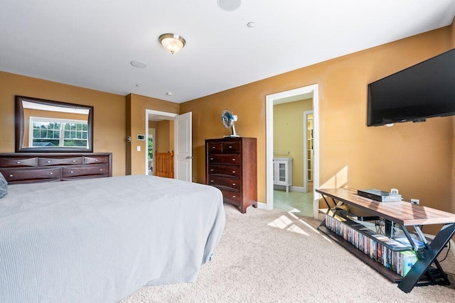 38 Harvest Hill Ln Unit 38, Auburn, ME 04210 - bedroom featuring light carpet and baseboards