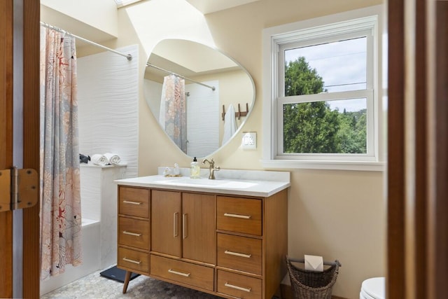1 Grimes Ave, Boothbay, ME 04544 - full bathroom featuring shower / bath combo and vanity