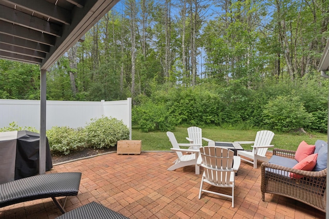 20 Wonderbrook Dr Unit 20, Kennebunk, ME 04043 - view of patio / terrace with a grill