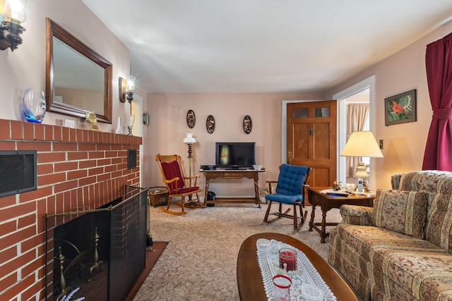395 Alfred St, Biddeford, ME 04005 - living area featuring carpet flooring