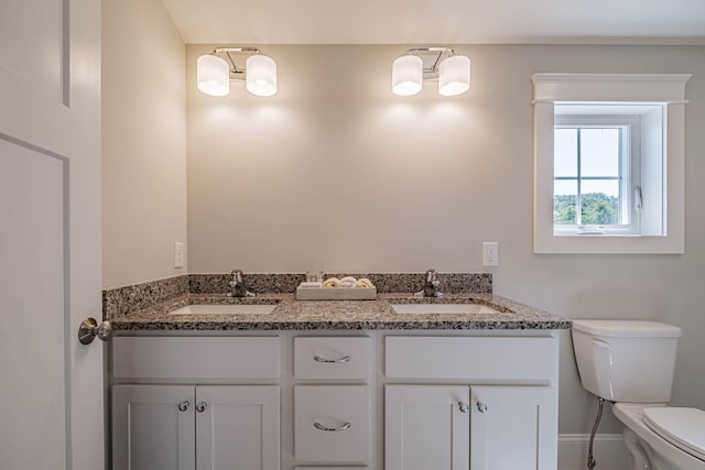 189 Falcon Crest Dr Unit 31, Gorham, ME 04038 - bathroom featuring double vanity and toilet