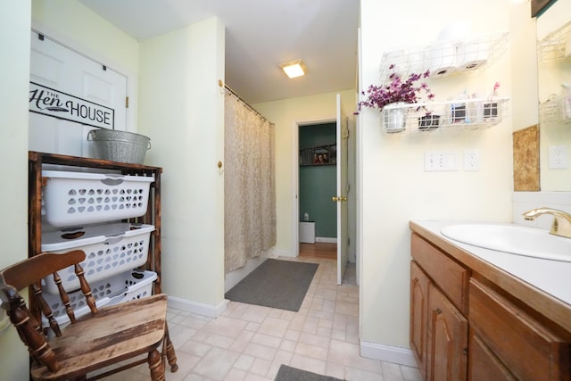 3922 Union St, Levant, ME 04456 - bathroom featuring vanity and baseboards