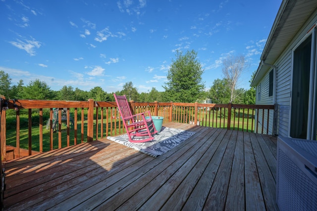 3922 Union St, Levant, ME 04456 - view of wooden terrace