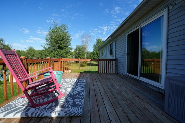 3922 Union St, Levant, ME 04456 - view of wooden deck