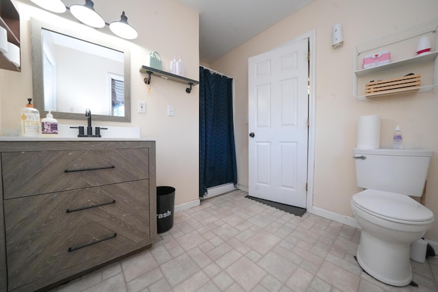 3922 Union St, Levant, ME 04456 - full bath with vanity, brick patterned flooring, and curtained shower