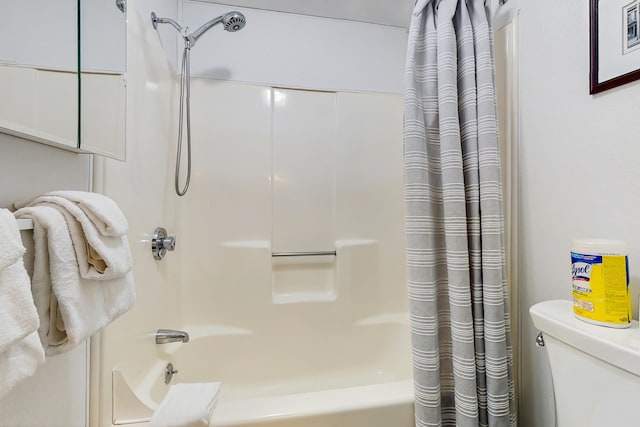 76 Post Rd Unit 17M & 18M, Wells, ME 04090 - full bathroom with shower / bath combo with shower curtain and toilet