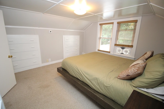6 Shirley Ave, Lewiston, ME 04240 - bedroom featuring vaulted ceiling and carpet floors