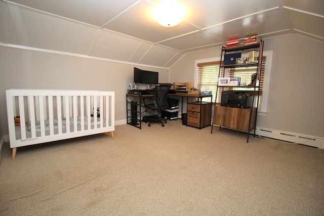 6 Shirley Ave, Lewiston, ME 04240 - office space featuring lofted ceiling and carpet flooring