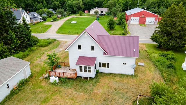 2300 Hudson Rd, Hudson, ME 04449 - view from above of property