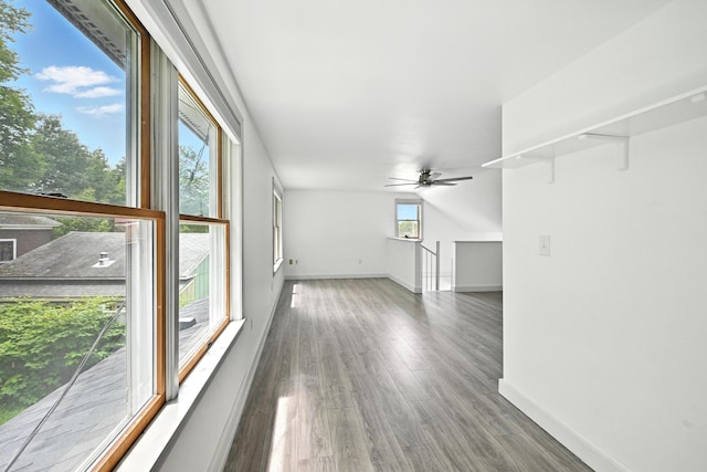 3 Gedney St, Augusta, ME 04330 - empty room featuring wood finished floors and ceiling fan