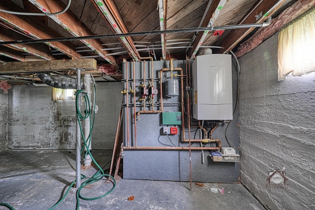 3 Gedney St, Augusta, ME 04330 - utility room with water heater