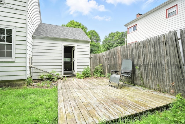 3 Gedney St, Augusta, ME 04330 - view of wooden terrace