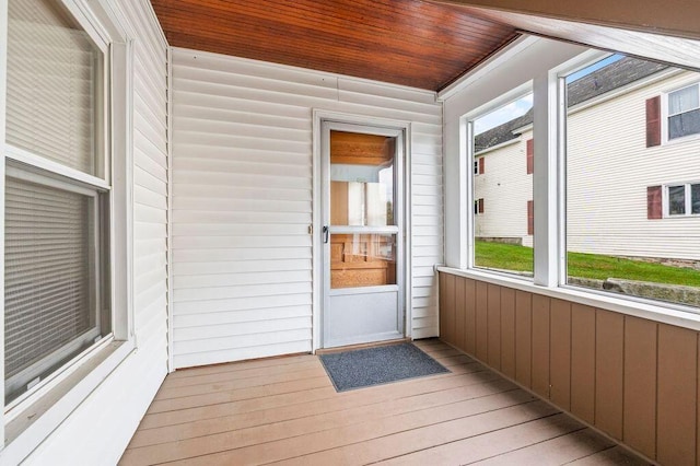 99 Hill St, Biddeford, ME 04005 - view of unfurnished sunroom