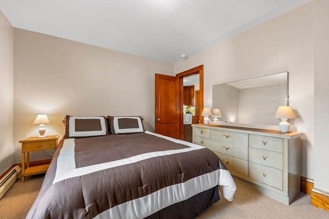99 Hill St, Biddeford, ME 04005 - carpeted bedroom with baseboard heating