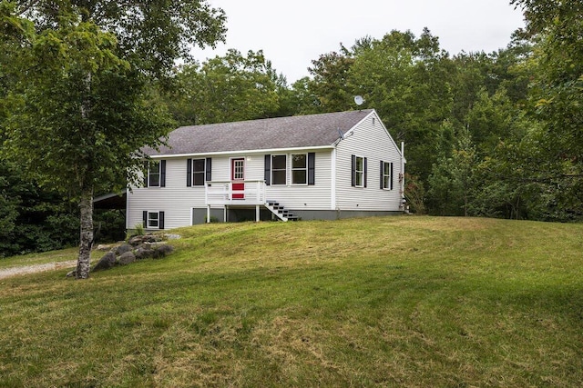 7 Lucas Ct, Bristol, ME 04539 - view of front of property featuring a front yard