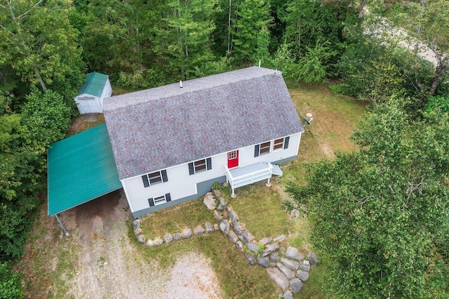 7 Lucas Ct, Bristol, ME 04539 - view from above of property