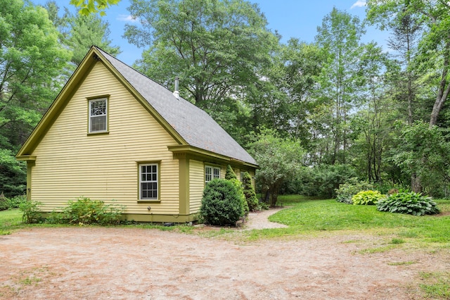 118 Gore Rd, Palermo, ME 04354 - view of side of property with a shingled roof