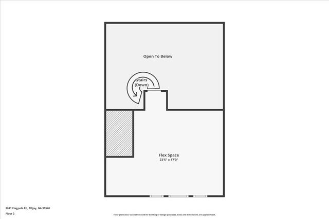 3691 Flagpole Rd, Ellijay, GA 30540 - room layout