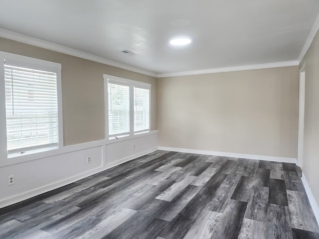 106 Santa Fe Trl NW, Dalton, GA 30721 - unfurnished room with crown molding and dark wood finished floors